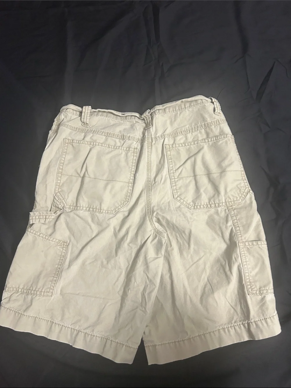 Men's Casual Cream Shorts - Classic Summer Style